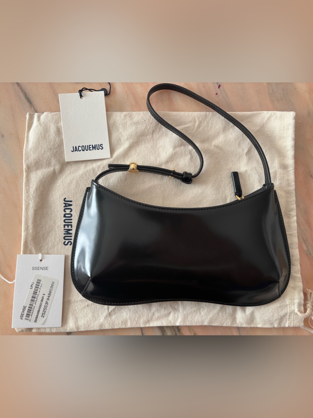 The Bisou - Jacquemus black shoulder bag